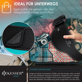 Warmteband - Verwarmde rugband - Warmtekussen - Zwart - KESSER®